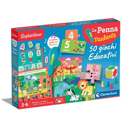CLEMENTONI LA PENNA PARLANTE 50 GIOCHI EDUCATIVI